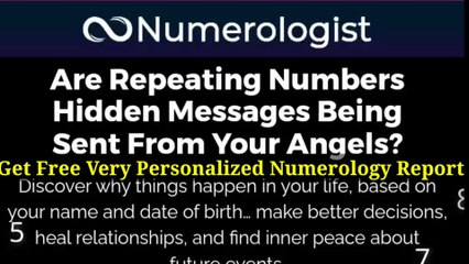 Get Your Very Personalized Numerology Report