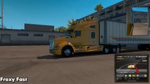 American Truck Simulator gameplay | Clothes delivering | Truck gameplay in PC | Offroad and Onroad traveling #gaming #gameplay #dailymotion