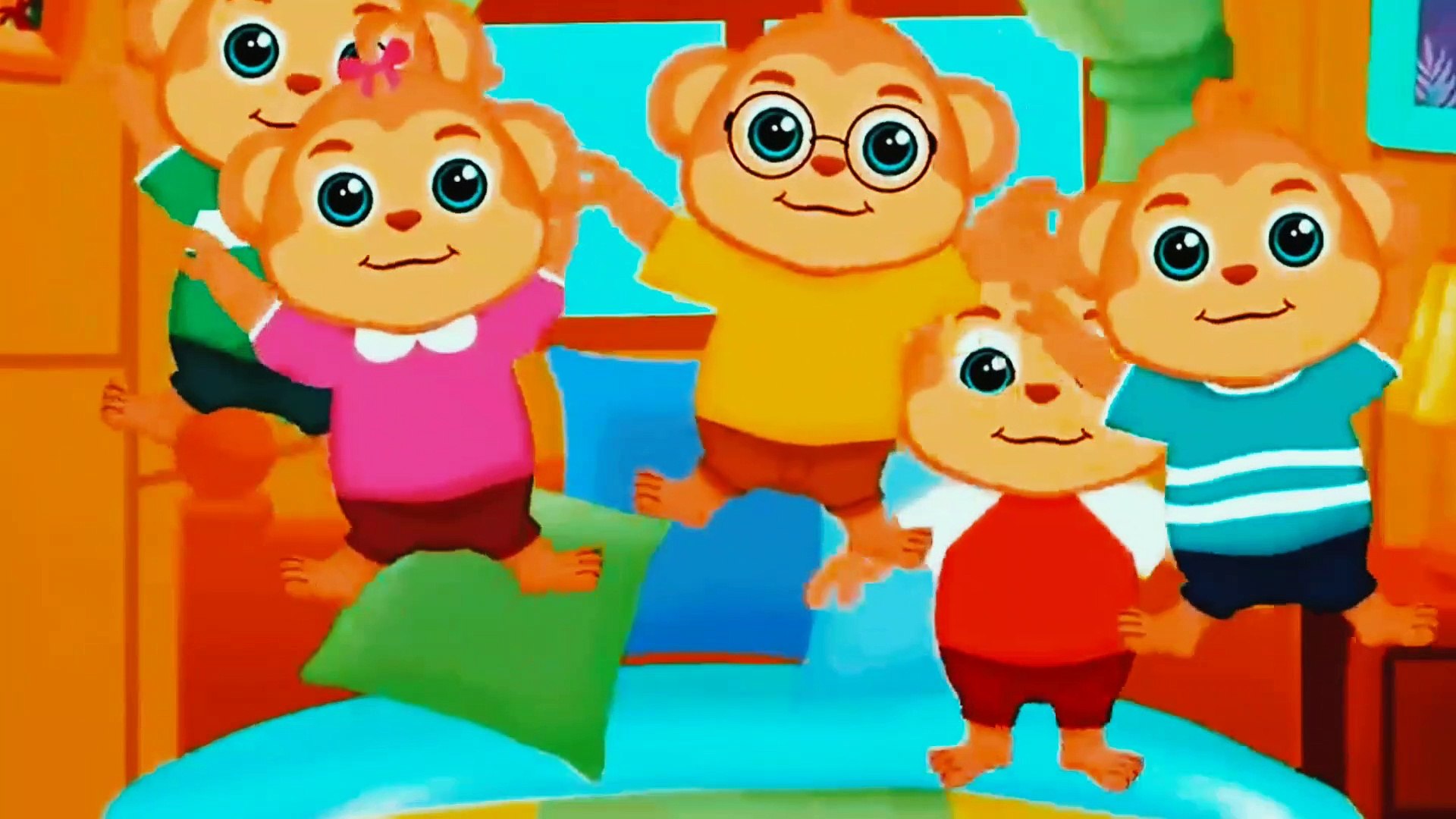⁣Monkey Cartoon Song