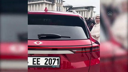 Görüntüleri paylaşıldı... Cumhurbaşkanı Erdoğan TOGG direksiyonunda