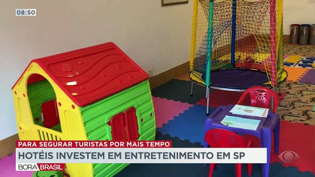 Hotéis investem em entretenimento para turistas em SP 04/04/2023 18:25:20