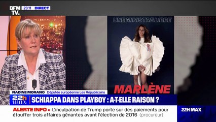 Nadine Morano: "Pour exister, Marlène Schiappa est devenue la ministre du buzz"