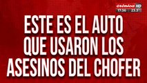 Este es el auto que usaron los asesinos del colectivero