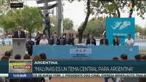 Argentinos rinden homenaje a los caídos en guerra de las Malvinas a 41 años del inicio del conflicto