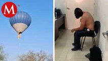 Entrega Hidalgo a Fiscalía de Edomex al piloto de globo aerostático de Teotihuacan