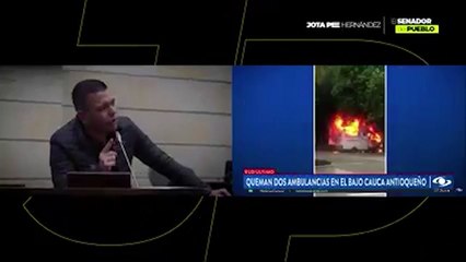 Jota P Hernández le canta la tabla al ministro de Defensa