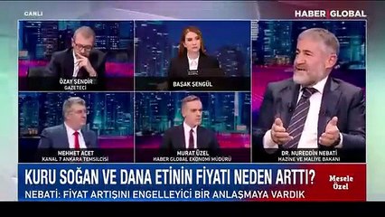 Bakan Nebati'den et fiyatları açıklaması: Koyun eti çok ucuz ama koktuğu için yenmiyor