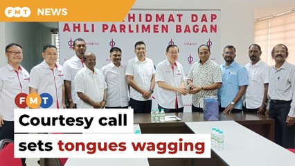 MIC’s courtesy call on Guan Eng sets tongues wagging