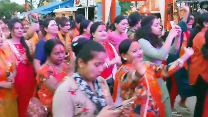 9 दिनों से विधिवत पूजा-अर्चना के साथ ही बड़ी संख्या