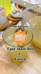 Segarkan Buka Puasa Anda dengan Epal Asam Boi & Katira 🍹