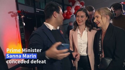 Finland's National Coalition Party supporters delighted with victory