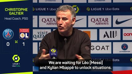 Galtier defends Messi