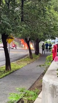 Flaming Car On The Loose