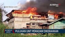 Kebakaran Landa Sejumlah Rumah di Permukiman Padat Penduduk