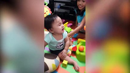 10 Minutes Of Funny Babies Scared Of Everything - Funny Baby Reactions