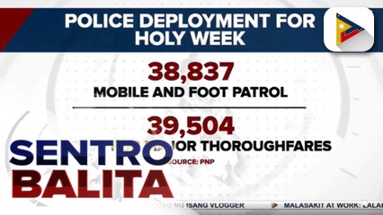 PNP, target ang 'zero casualty' ngayong Semana Santa