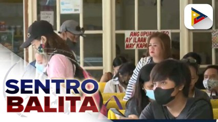 Pagdating ng mga pasahero sa ilang bus terminal sa Cubao, matumal pa
