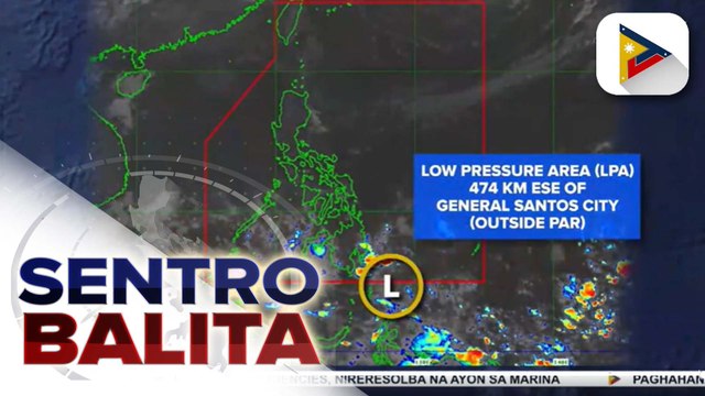 Trough ng LPA sa labas ng PAR, nagpapaulan sa ilang bahagi ng Mindanao