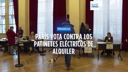 París vota contra los patinetes eléctricos de alquiler