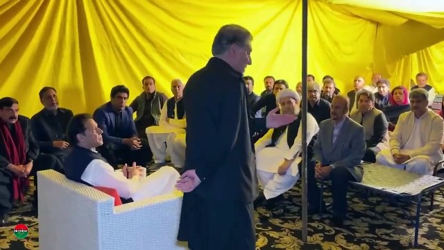 Chairman PTI Imran Khan Chairing Core Committee Meeting in Zaman Park