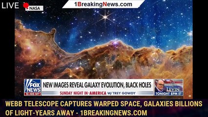 Webb telescope captures warped space, galaxies billions of light-years away - 1BREAKINGNEWS.COM