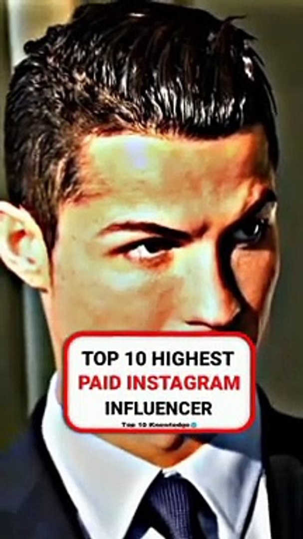 ⁣Top 10 Highest-paid Instagram influencers in the World #shorts #topten #top10 #popular #trend #insta