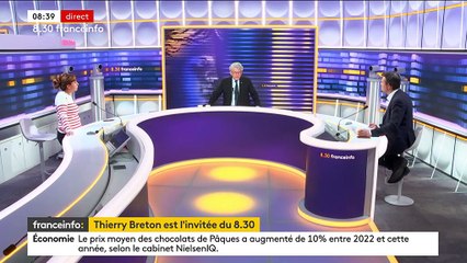 Prix de l'énergie : "Ceux qui contrôlent les énergies fossiles jouent" sur "un marché artificiel", déplore Thierry Breton