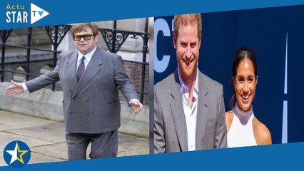 Harry et Meghan : leur ami Elton John "choqué" par leur décision radicale