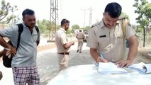 कोतवाली पुलिस की नाकेबंदी देखकर वाहन चालकों में मचा हड़कम्प