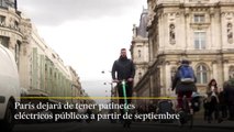 París dejará de tener patinetes eléctricos públicos a partir de septiembre