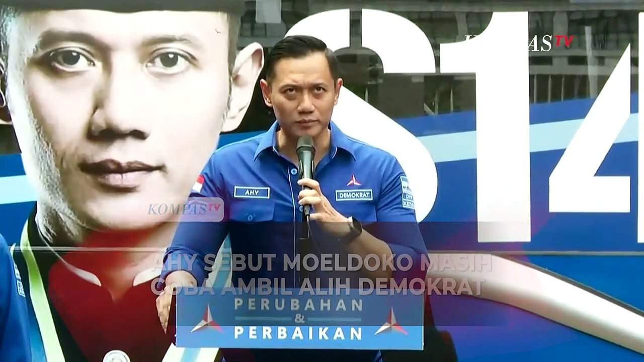 AHY Sebut Moeldoko Masih Mencoba-Coba Ambil Alih Partai Demokrat!