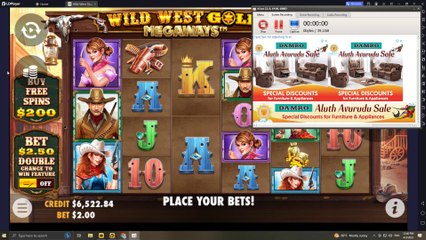 MEGA WIN! WILD WEST GOLD BIG WIN