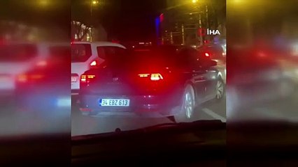 Görüntüler Bursa'dan... Trafiği durma noktasına getirdiler
