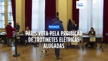 Parisienses querem a proibição das trotinetes elétricas alugadas