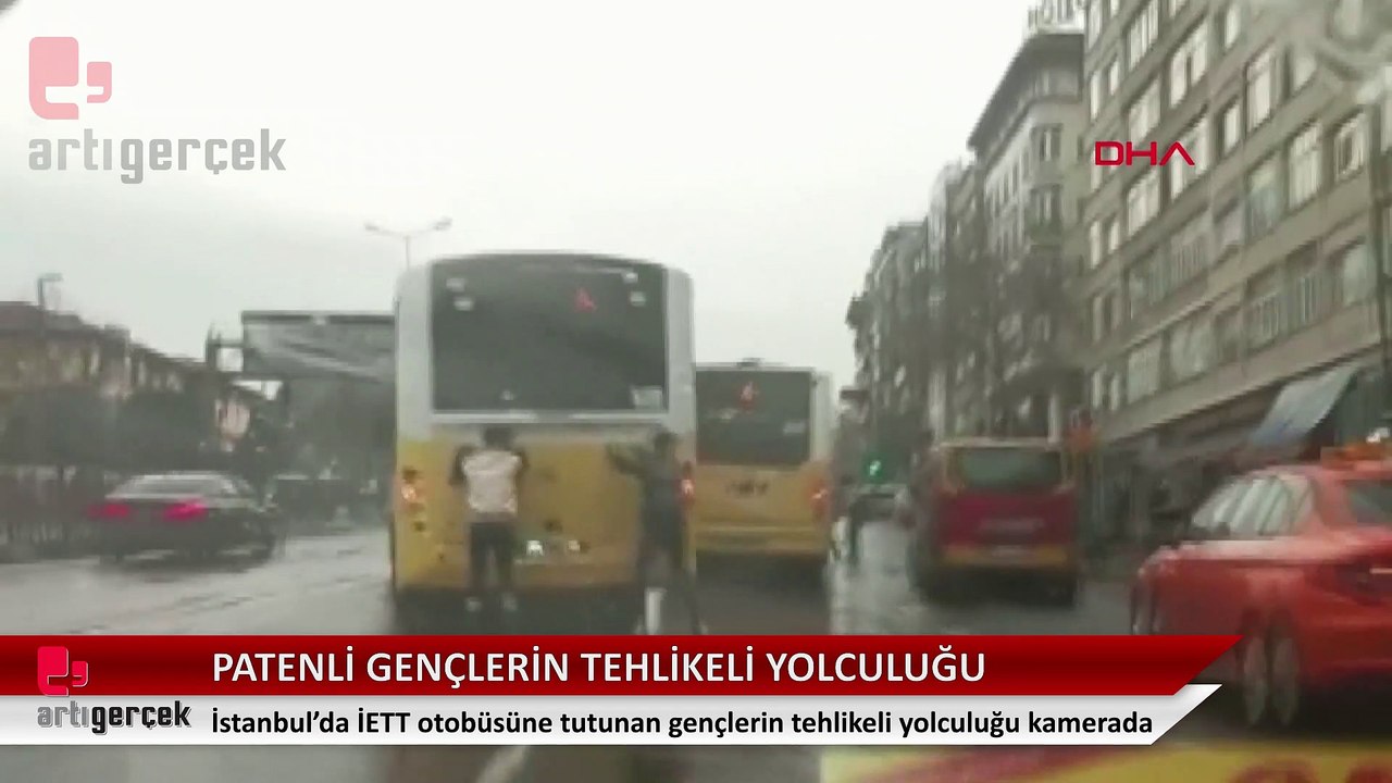 Patenli gençlerin tehlikeli yolculuğu kamerada