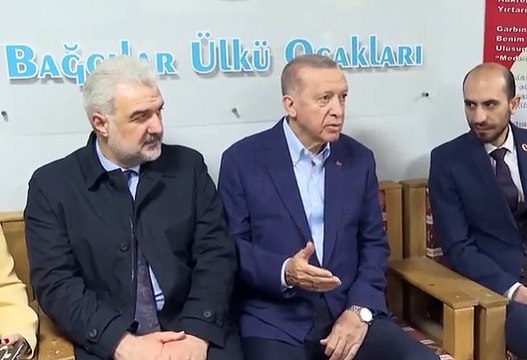 Erdoğan: Biden oradan konuşuyor. Büyükelçisi, gidiyor 'Bay Bay Kemal'i ziyaret ediyor. Biraz kafanı çalıştır. Senin buradaki muhatabın cumhurbaşkanıdır. Bundan sonra hangi yüzle randevu isteyeceksin. Bizim kapılar kapandı ona, bir daha giremez.