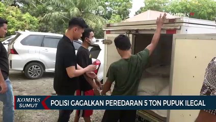 Polres Langkat Gagalkan Peredaran 5 Ton Pupuk Ilegal