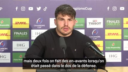 Huitièmes - Dupont : "On a manqué de pragmatisme en première mi-temps"