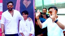 Ajay Devgn Meets His Fans On His Birthday