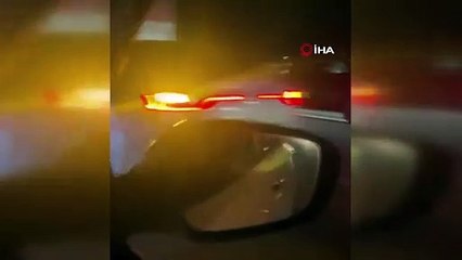 Bir anne oğlunu kurtarmak için kaput üstünde kilometrelerce yol gitti