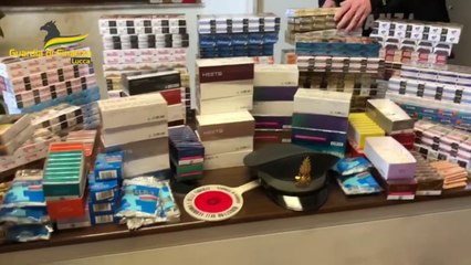 Lucca, sequestrate 1.700 stecche sigarette a tabaccaio non autorizzato