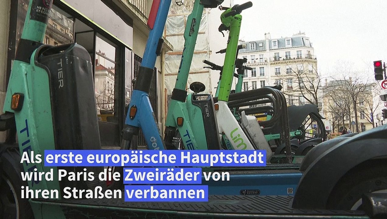 Paris verbannt Leih-E-Roller – große Mehrheit für Verbot
