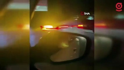 Çocuğu eski eşi tarafından kaçırılan kadın, kaput üstünde kilometrelerce yol gitti