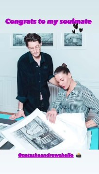 Evenement pour lequel il lui a exprimé toute sa fiertéPierre Niney assiste au vernissage de l'exposition photo de sa compagne Natasha Andrews