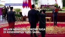 Momen Jokowi Resmi Lantik Dito Ariotedjo Jadi Menpora, Menteri Termuda di Kabinet