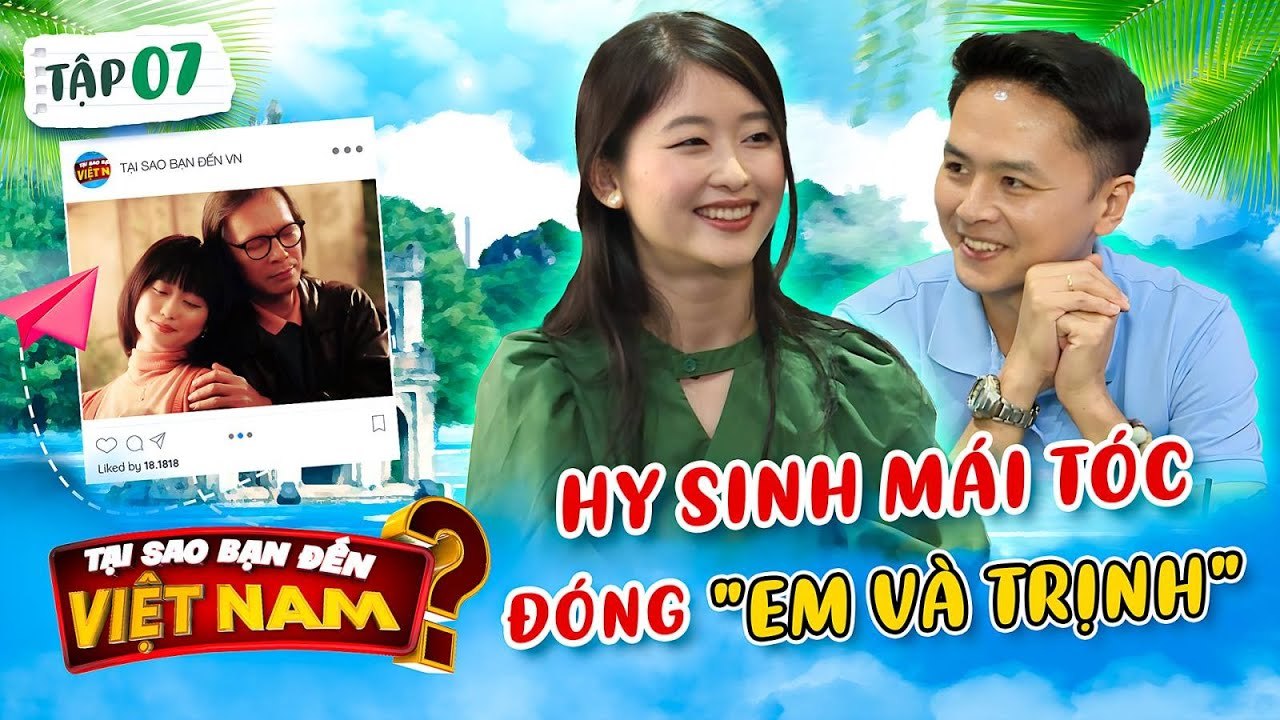 Tại Sao Bạn Đến Việt Nam 7  Cô gái Nhật Akari hy sinh mái tóc hóa Michico trong Em và Trịnh