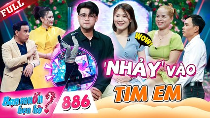 Soái ca Hip Hop 'NHẢY' vào tim nhà gái sau chia tay mối tình 12 năm _ Bạn Muốn Hẹn Hò #886