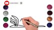 How to draw a Fish for children, Painting and Coloring for Kids and Toddlers | Coloring pages #0677