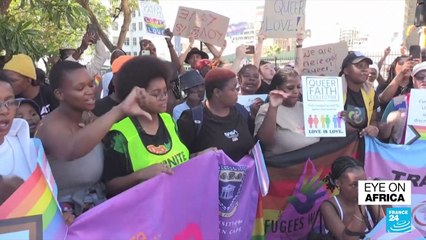 S. Africans march against Ugandan anti-lgbt bill