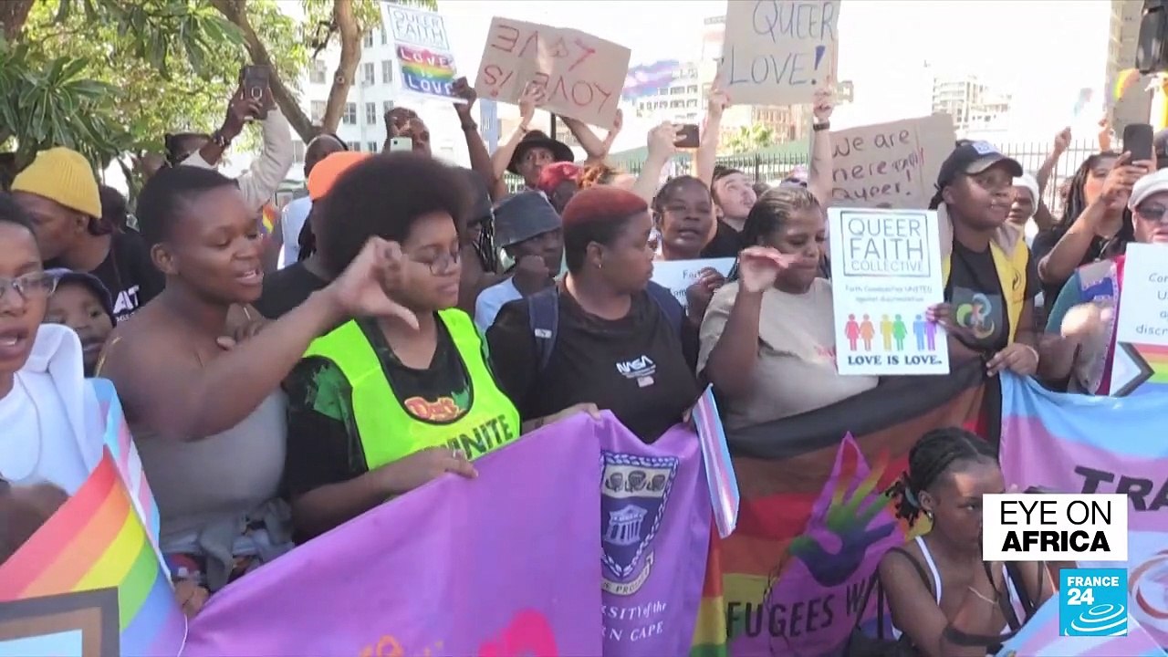 S. Africans march against Ugandan anti-lgbt bill